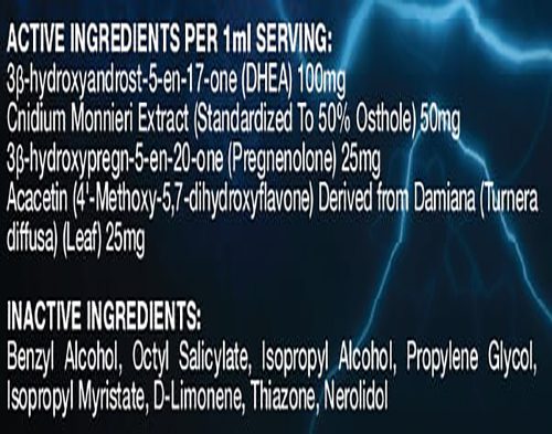 Sup3r Dhea Ingredients Label