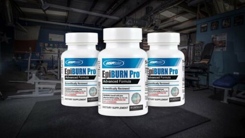 EpiBurn Pro Supplements With Dark Background