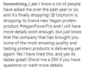 Vegan Power Pro by 1st Phorm Reviews
